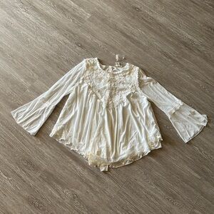 Indigo thread co lace long sleeve top